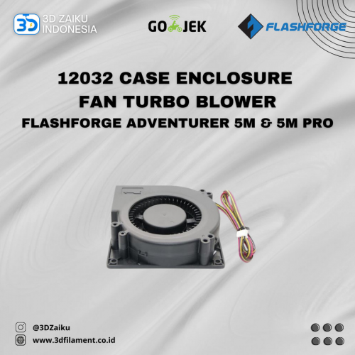 Flashforge Adventurer 5M AD5M and AD5M Pro 12032 Case Enclosure Fan Turbo Blower